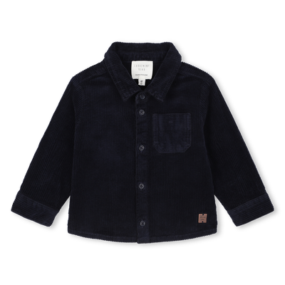 Chemise unie en velours côtelé CARREMENT BEAU GARCON