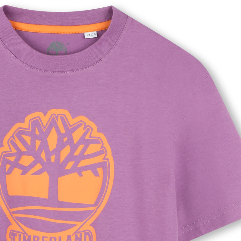 T-shirt bicolore avec logo TIMBERLAND 
                    GARCON