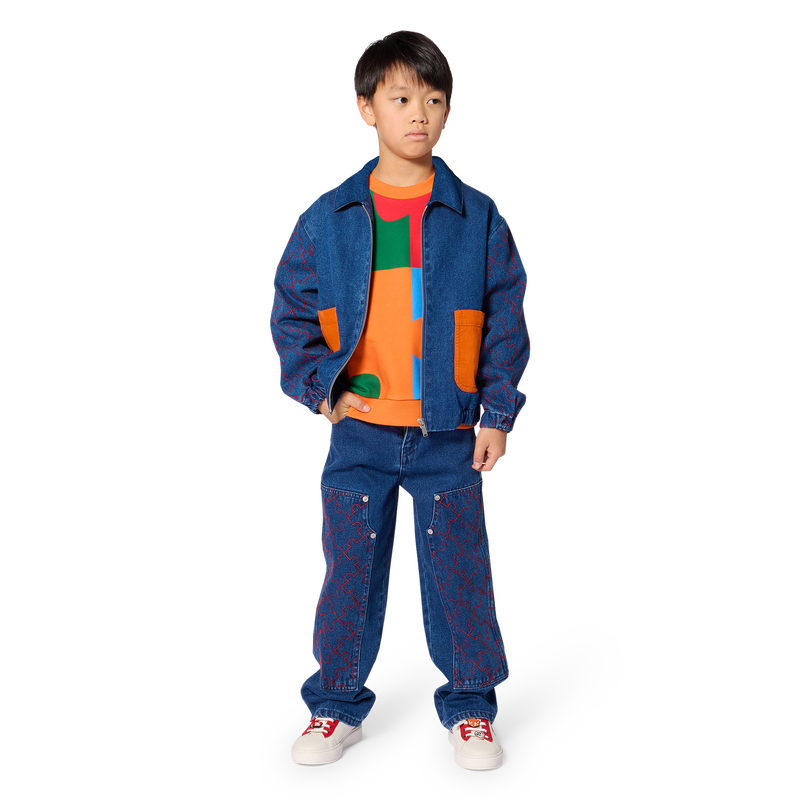 Veste en denim KENZO KIDS 
                        GARCON