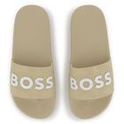Claquettes sigl&eacute;es BOSS 
                    GARCON