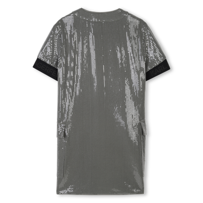 Robe à manches courtes KARL LAGERFELD KIDS FILLE