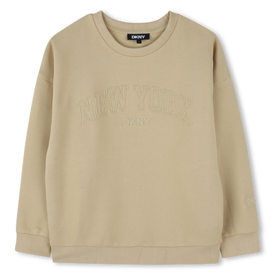 Sweat-shirt coton molletonné DKNY UNISEXE