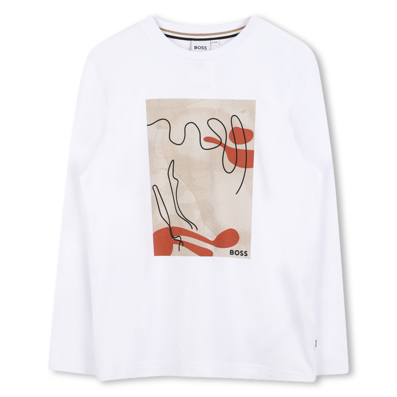 T-shirt à manches longues BOSS 
                    GARCON