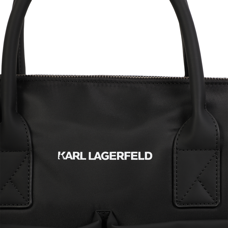 Sac à langer avec imprimé KARL LAGERFELD KIDS 
                    UNISEXE