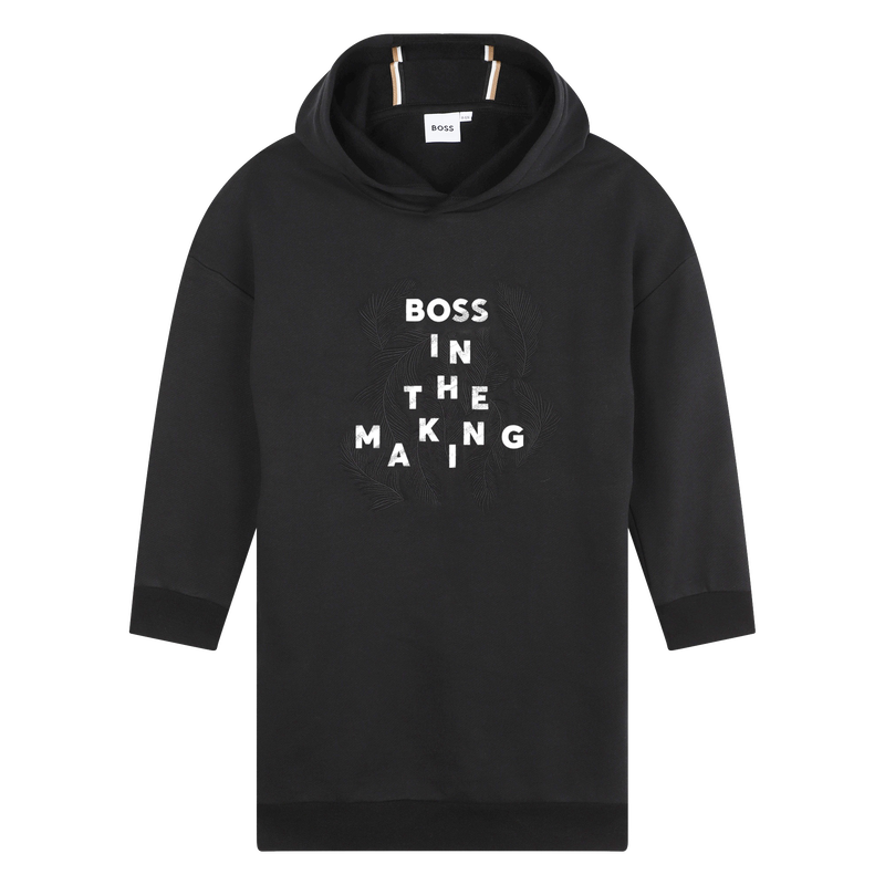 Robe sweat-shirt à capuche BOSS 
                    FILLE