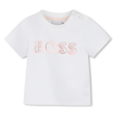 T-shirt avec imprim&eacute; brillant BOSS FILLE