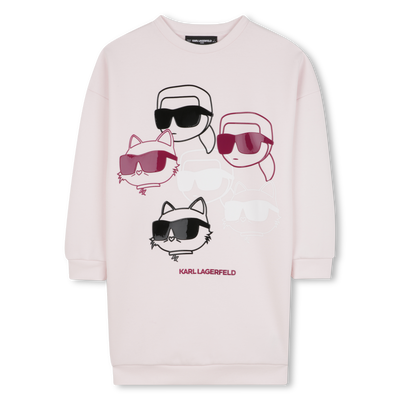 Robe à manches longues KARL LAGERFELD KIDS FILLE