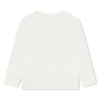 T-shirt coton manches longues KENZO KIDS 
                    FILLE