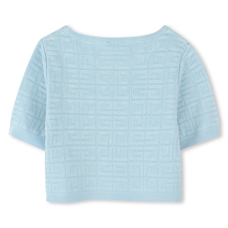 Pull manches courtes motif 4G GIVENCHY 
                    FILLE