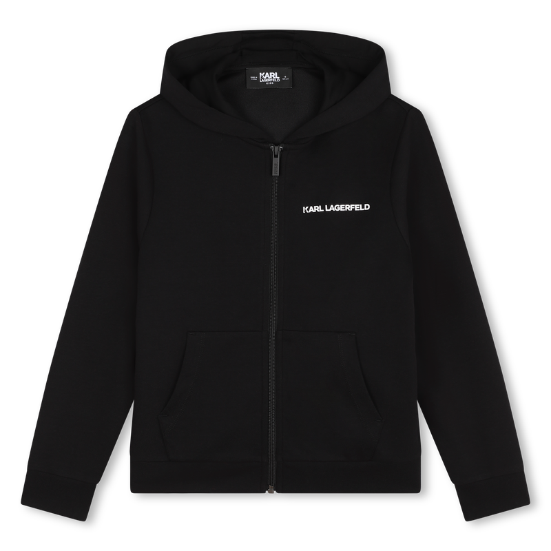 Cardigan de jogging à capuche KARL LAGERFELD KIDS 
                    GARCON