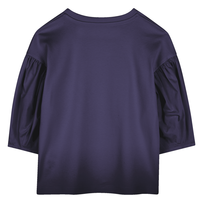 T-shirt bimatière avec imprimé KENZO KIDS 
                    FILLE