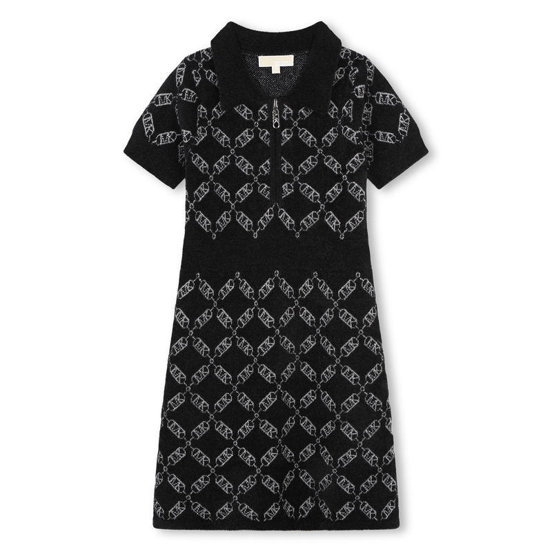 Robe jacquard manches courtes MICHAEL KORS 
                    FILLE