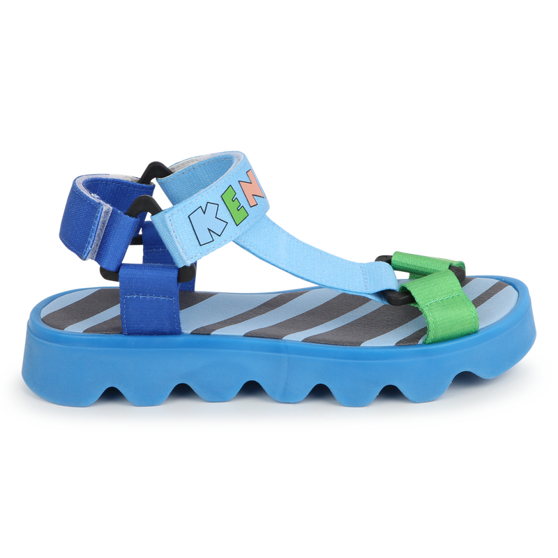 Sandales à boucle et bande auto-agrippante KENZO KIDS 
                    UNISEXE