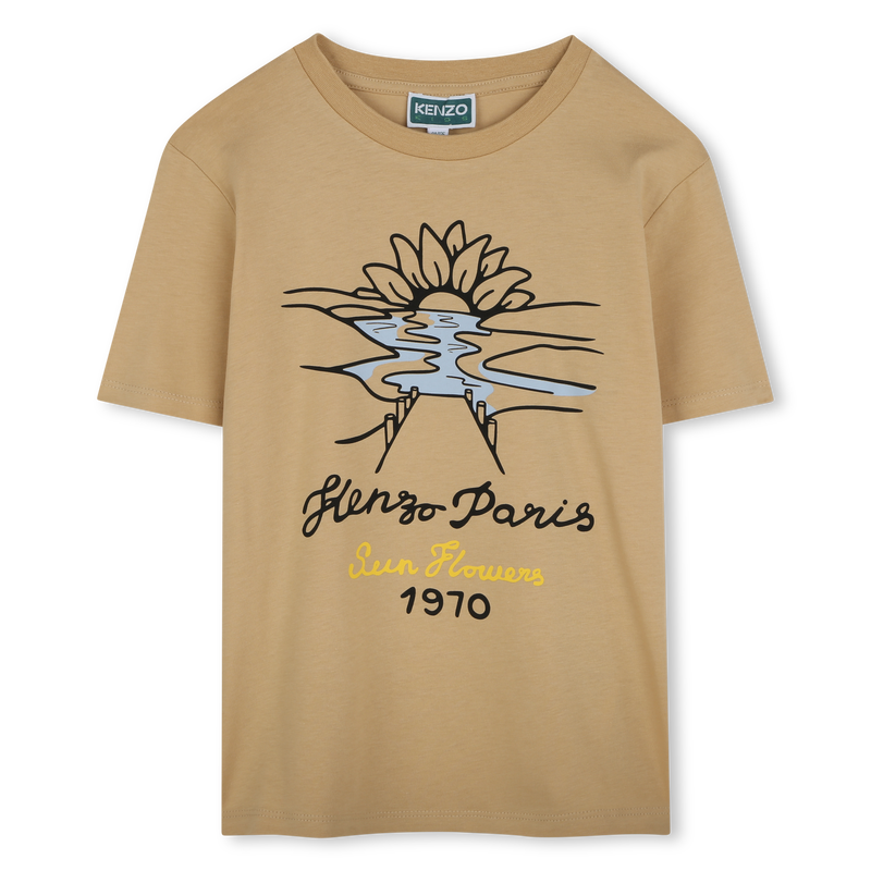 T-shirt manches courtes coton KENZO KIDS 
                        GARCON