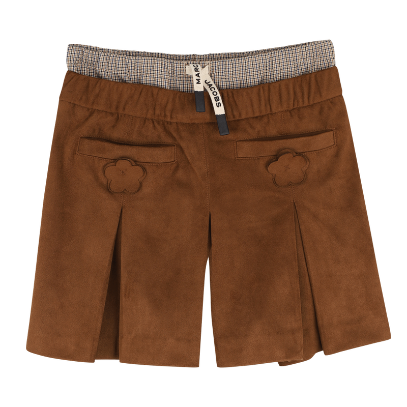 Jupe-short en suede MARC JACOBS 
                        FILLE