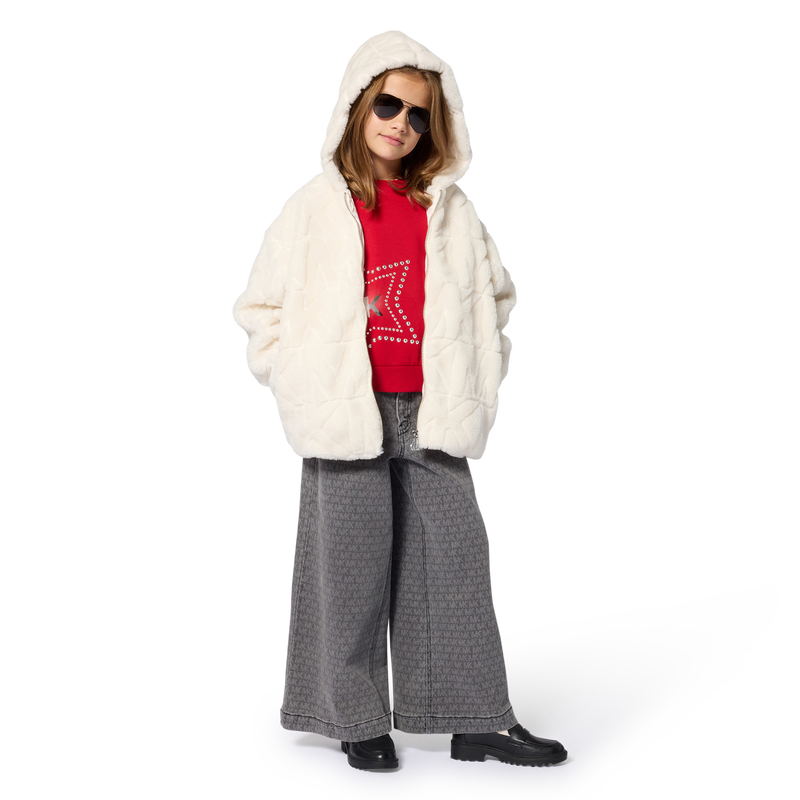 Manteau en fausse fourrure MICHAEL KORS 
                        FILLE