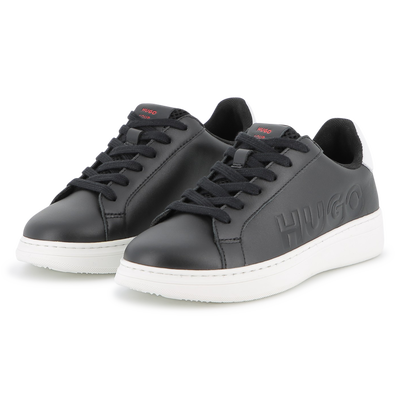 Baskets en cuir de vachette Hugo GARCON