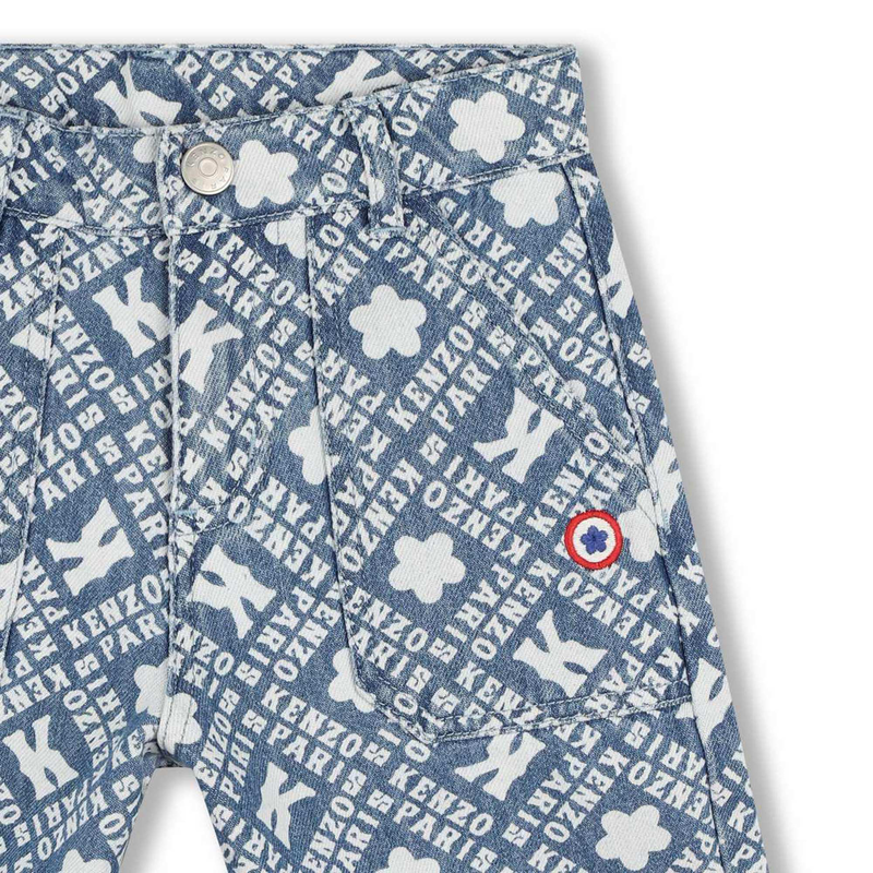 Bermuda en denim KENZO KIDS 
                    GARCON