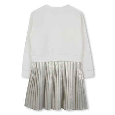 Robe manches longues bi-matières MICHAEL KORS FILLE