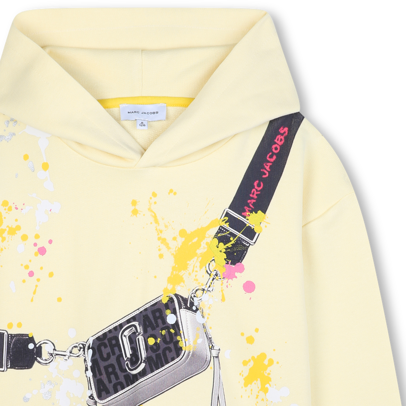 Sweat-shirt &agrave; capuche MARC JACOBS 
                        FILLE