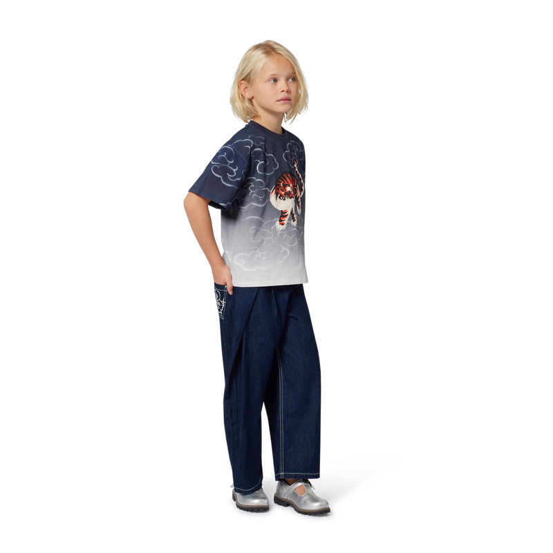 Pantalon en denim KENZO KIDS 
                    FILLE