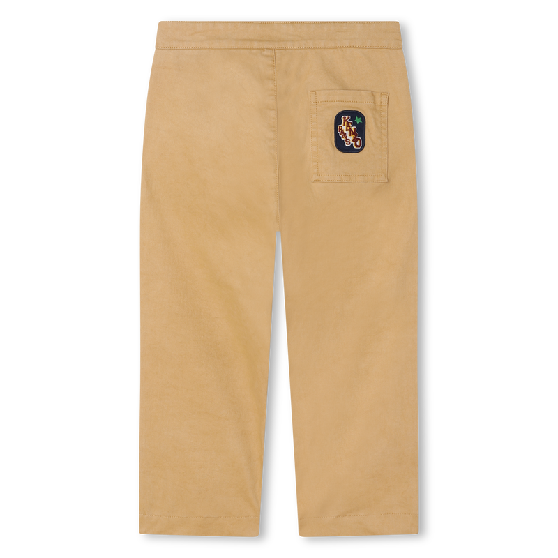 Pantalon ajustable en coton KENZO KIDS 
                    UNISEXE