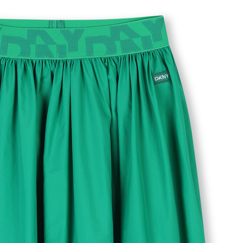 Jupe midi &agrave; taille &eacute;lastiqu&eacute;e DKNY 
                        FILLE