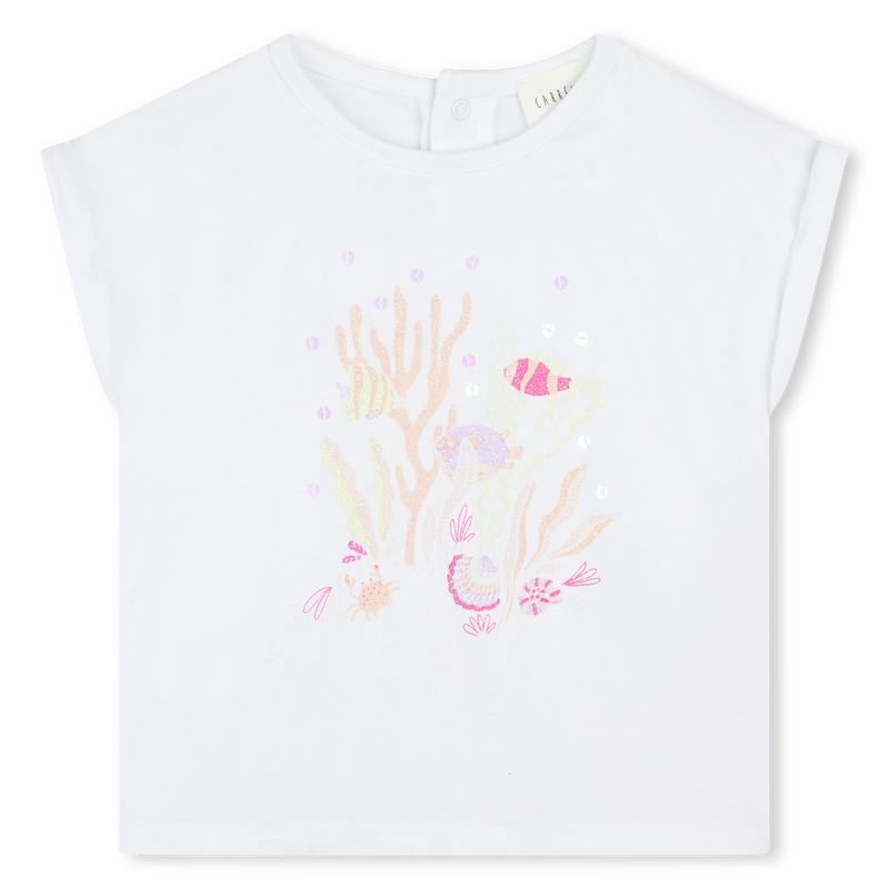 T-shirt avec imprimé poissons CARREMENT BEAU 
                    FILLE