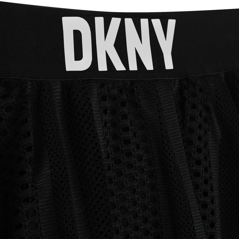 Jupe de cérémonie en tissu en maille ajouré DKNY 
                    FILLE