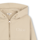 Sweat zipp&eacute; &agrave; capuche CHLOE 
                    FILLE