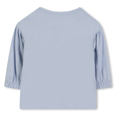 T-shirt à manches longues KENZO KIDS FILLE