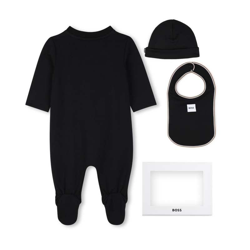Ensemble pyjama, bonnet et bavoir BOSS 
                        GARCON