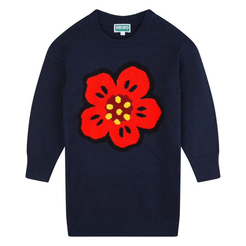 Robe en tricot jacquard KENZO KIDS 
                    FILLE