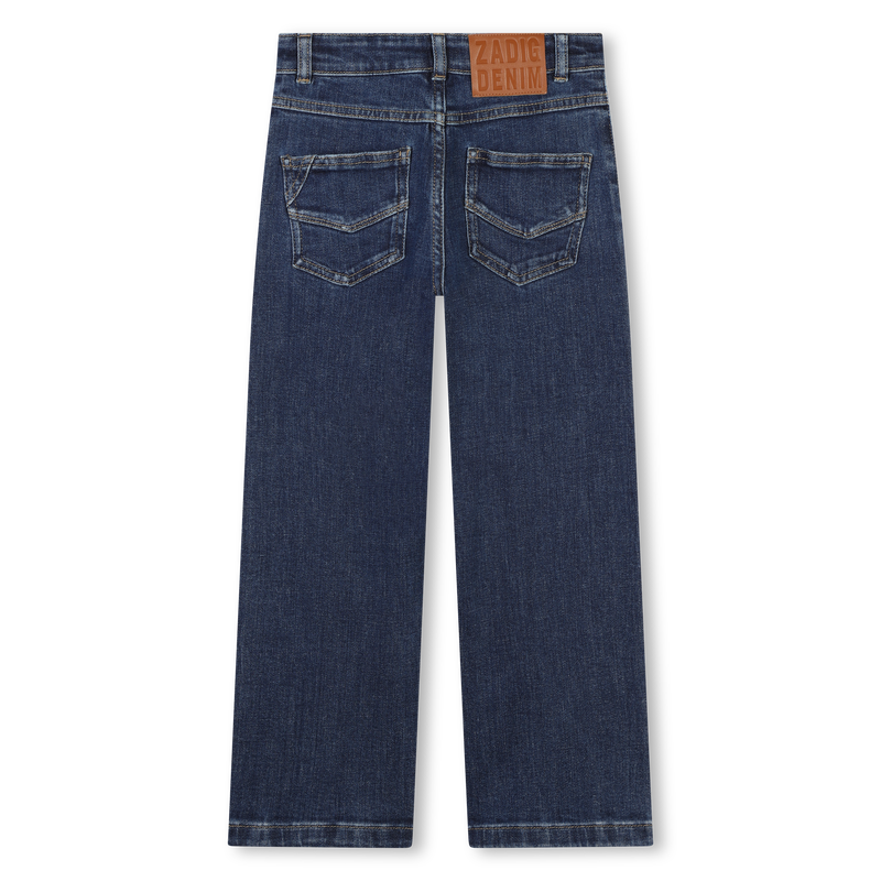 Jean évasé à taille ajustable ZADIG & VOLTAIRE 
                    FILLE