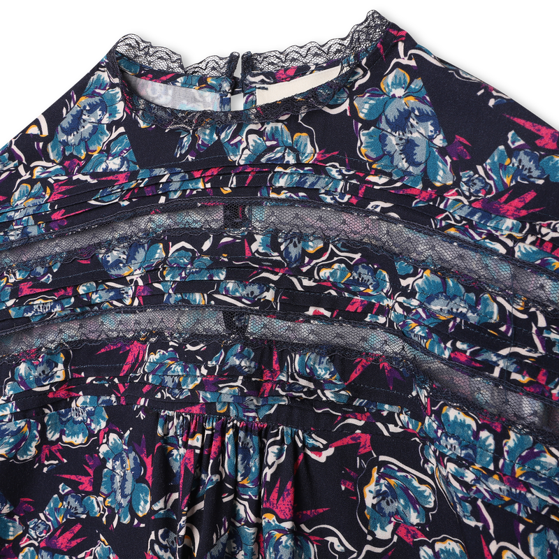 Blouse à motifs et dentelle ZADIG & VOLTAIRE 
                    FILLE
