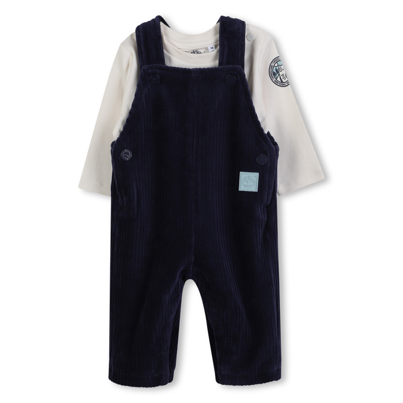 Ensemble salopette velours côtelé TIMBERLAND 
                    GARCON