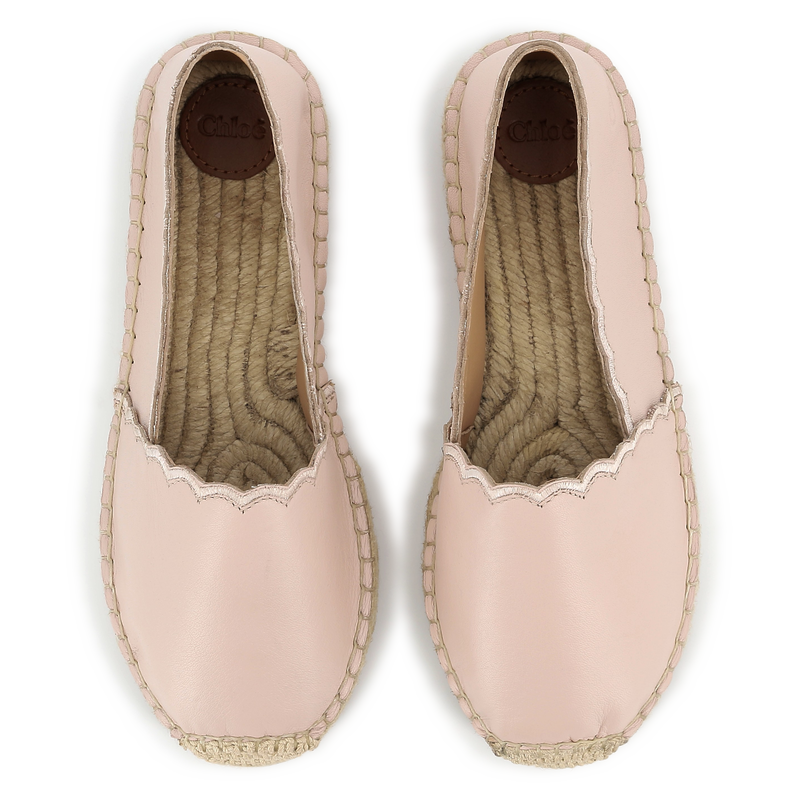Espadrilles détails festonnés CHLOE 
                    FILLE