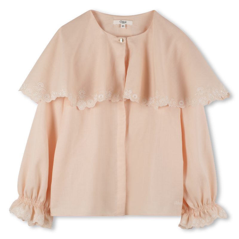 Blouse avec broderies fleurs CHLOE 
                        FILLE