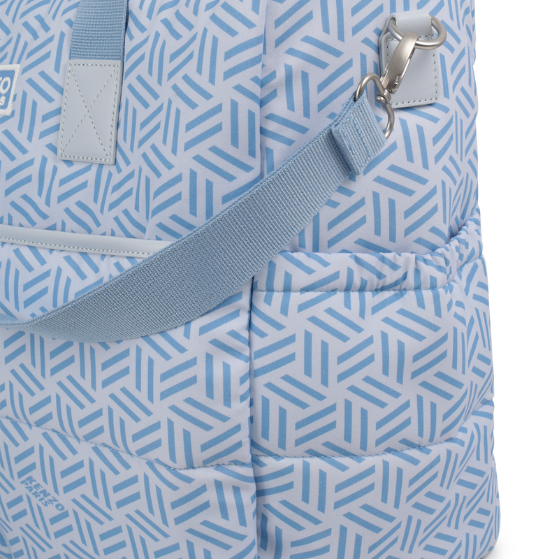 Sac à langer matelassé en popeline imprimée KENZO KIDS 
                    UNISEXE