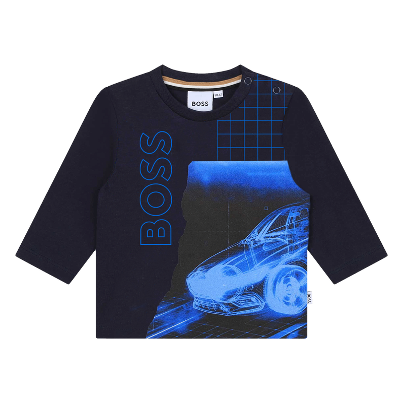 T-shirt imprimé voiture BOSS 
                    GARCON