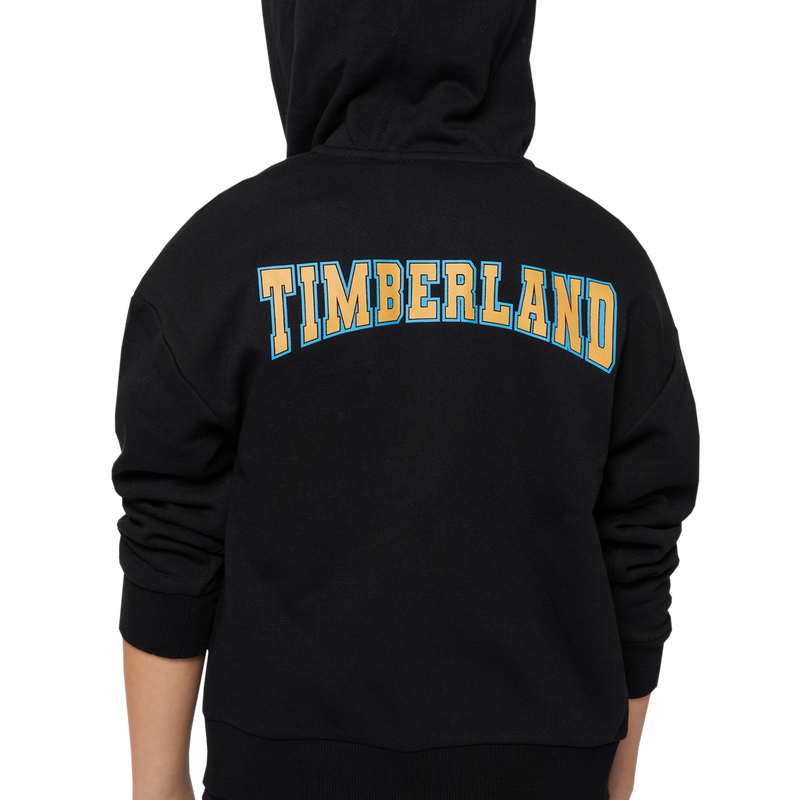 Cardigan molletonn&eacute; &agrave; capuche TIMBERLAND 
                        GARCON