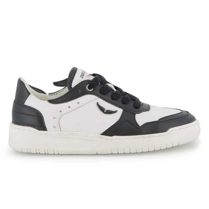 Baskets à lacets en cuir de vachette ZADIG & VOLTAIRE 
                    UNISEXE