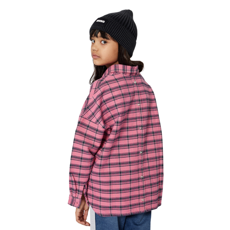 Chemise &agrave; carreaux Hugo 
                        FILLE