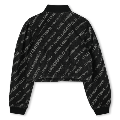 Veste jean manches bouffantes KARL LAGERFELD KIDS FILLE