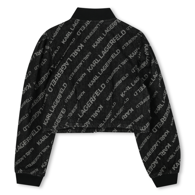 Veste jean manches bouffantes KARL LAGERFELD KIDS 
                    FILLE