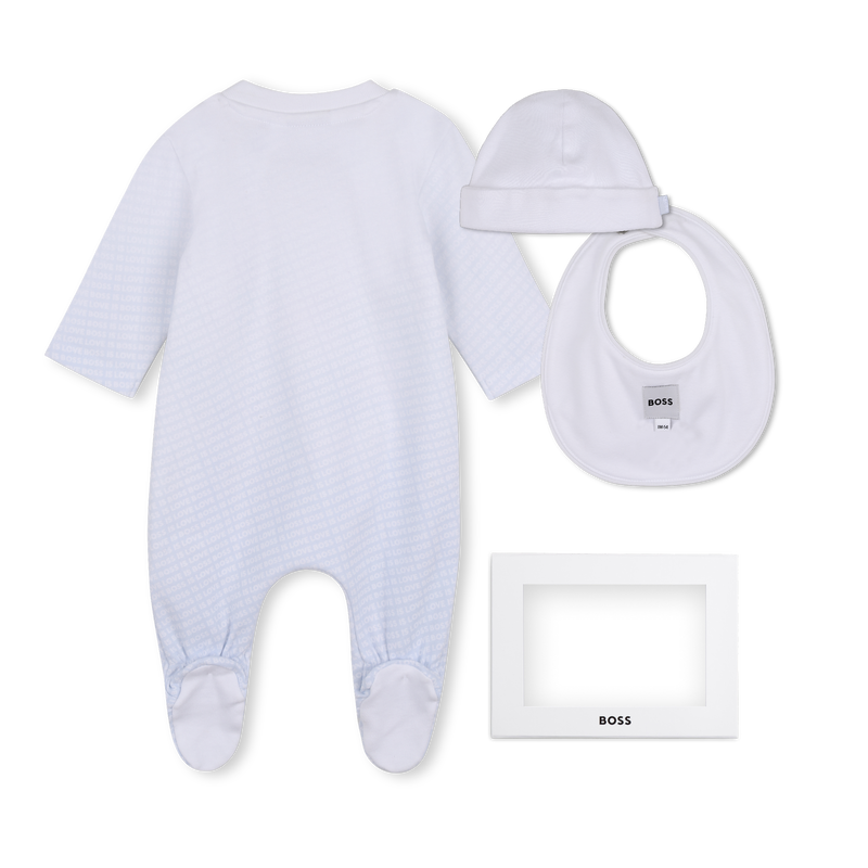 Ensemble pyjama, bonnet et bavoir BOSS 
                        GARCON