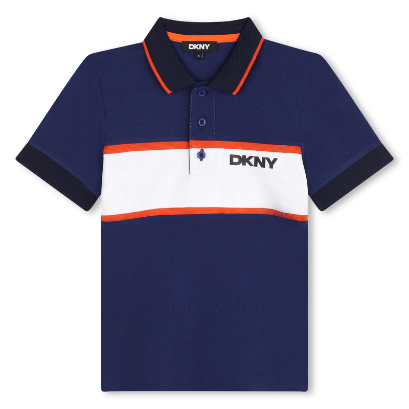 Polo boutonné manches courtes DKNY 
                    GARCON