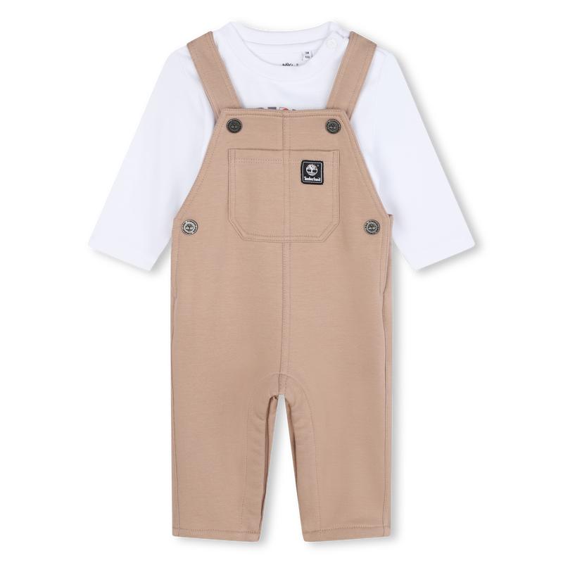 Ensemble salopette + T-shirt TIMBERLAND 
                    GARCON