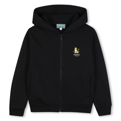 Cardigan &agrave; capuche KENZO KIDS GARCON