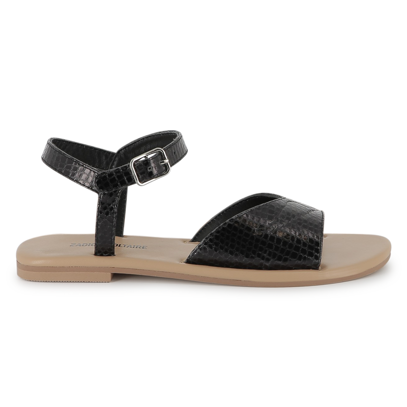Sandales en cuir à boucle ZADIG & VOLTAIRE 
                    FILLE